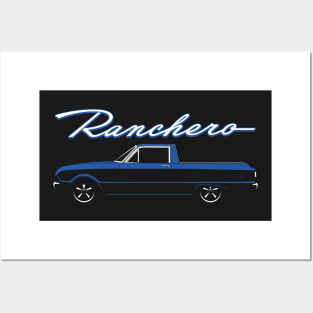 Blue 60-63 Ranchero Posters and Art